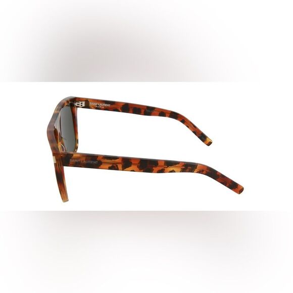 Saint Laurent Sunglasses Tortoise w/ Case - Picture 4 of 5